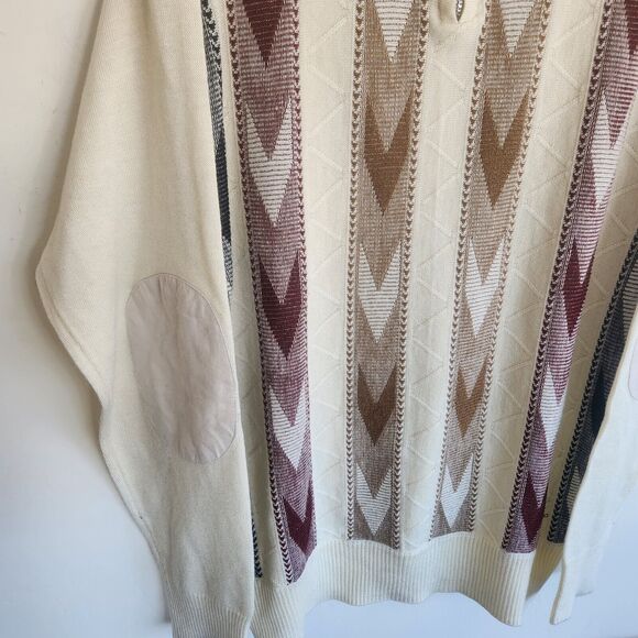 Steve Harvey Celebrity Edition 1/4 Zip Long Sleeve Sweater Men's Large 0741 - Picture 4 of 12